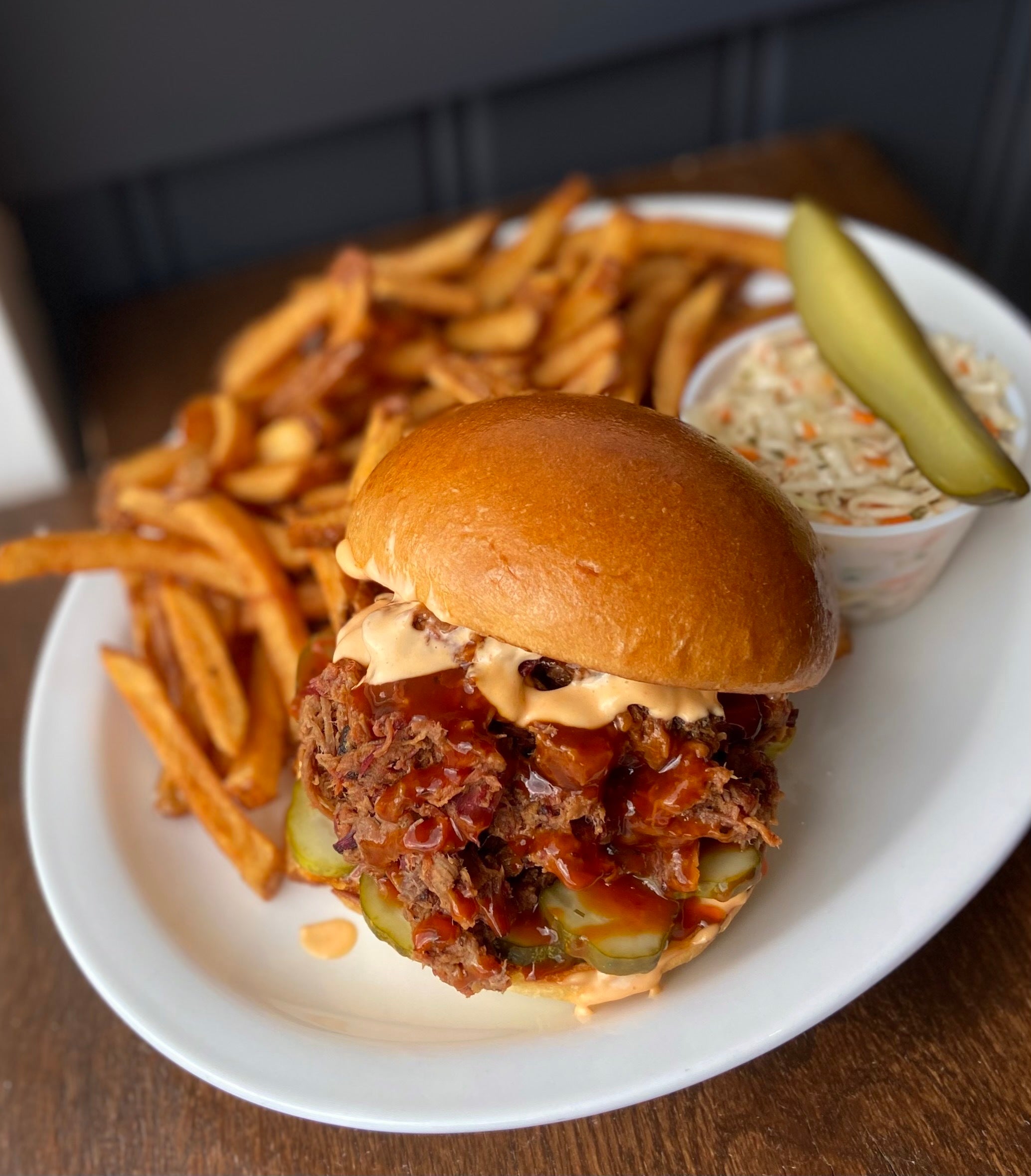 Smoked BBQ Beef On A Bun