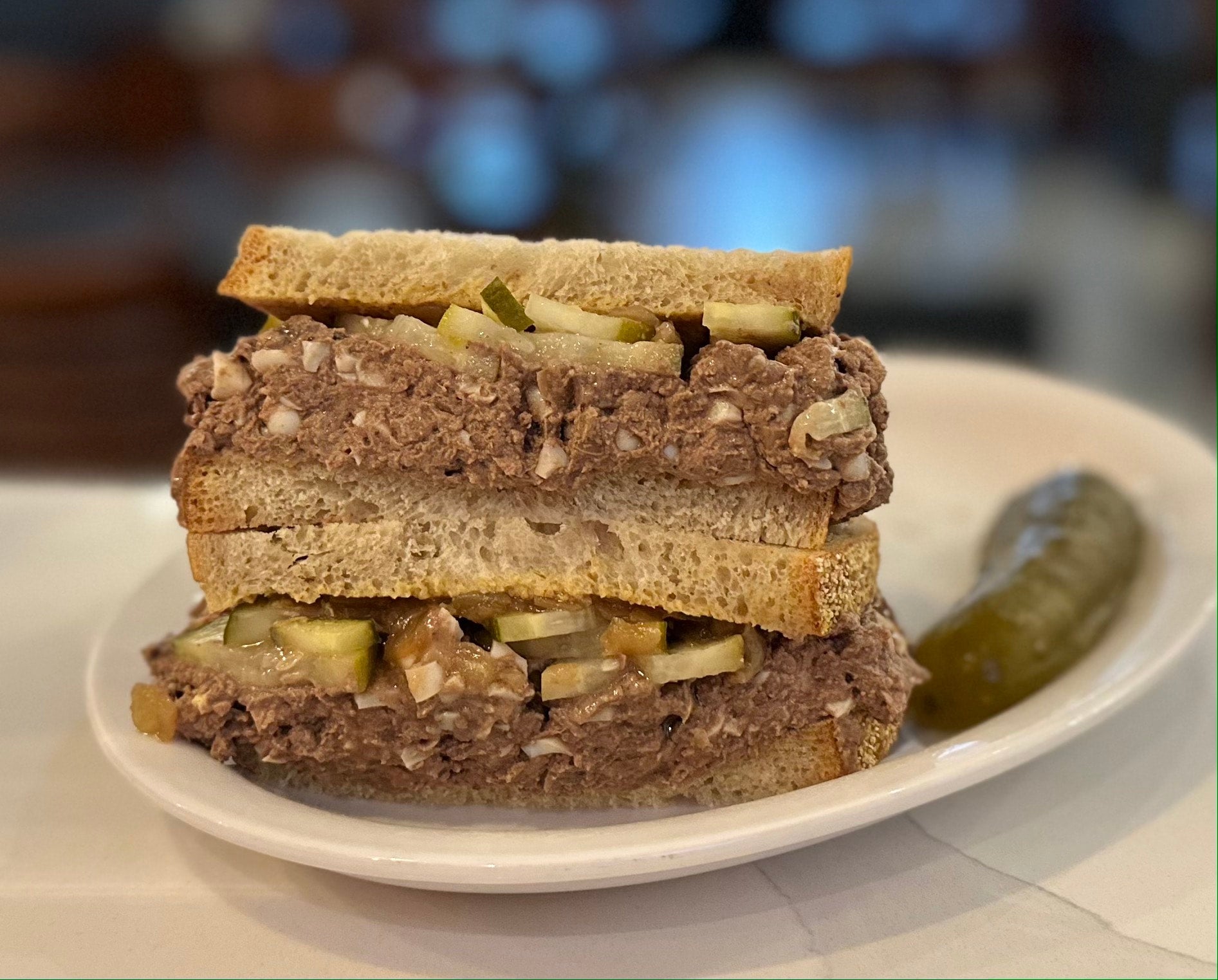 Chopped Liver Sandwich