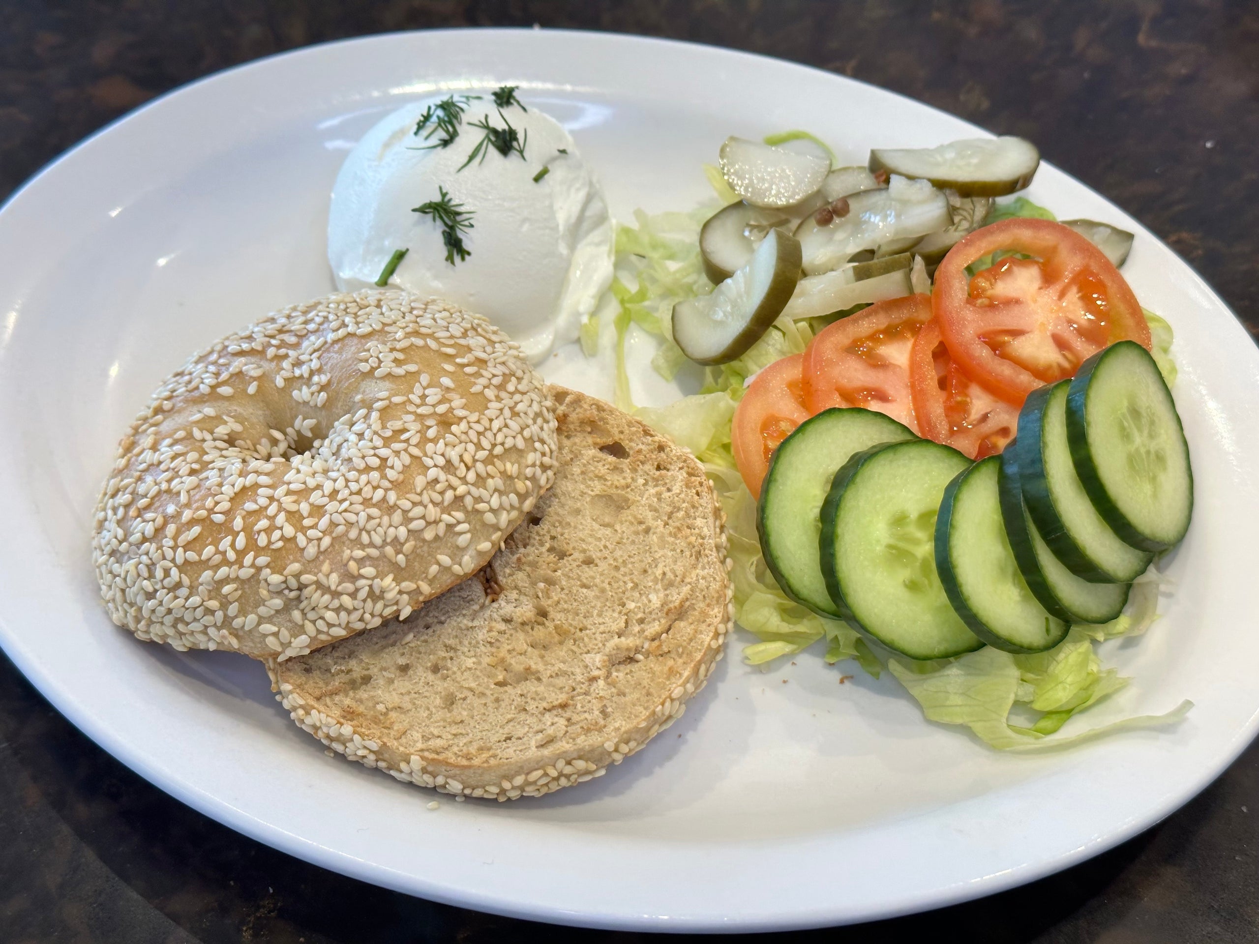 Cream Cheese Bagel Platter
